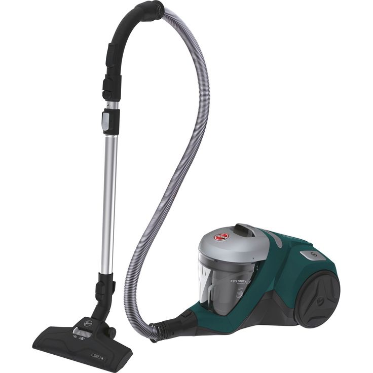 Hoover H-POWER 300 HP330ALG 011 Bodenstaubsauger, beutellos 850 Watt, Allergy Plus, silber-grün