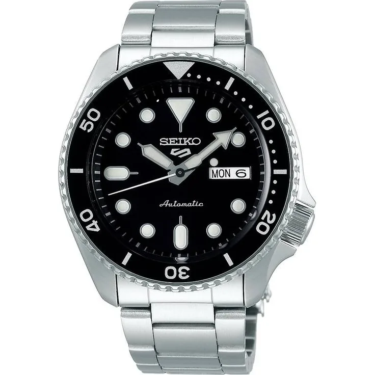 Seiko 5 Automatik SRPD55K1 , Automatikuhr, silber, schwarz