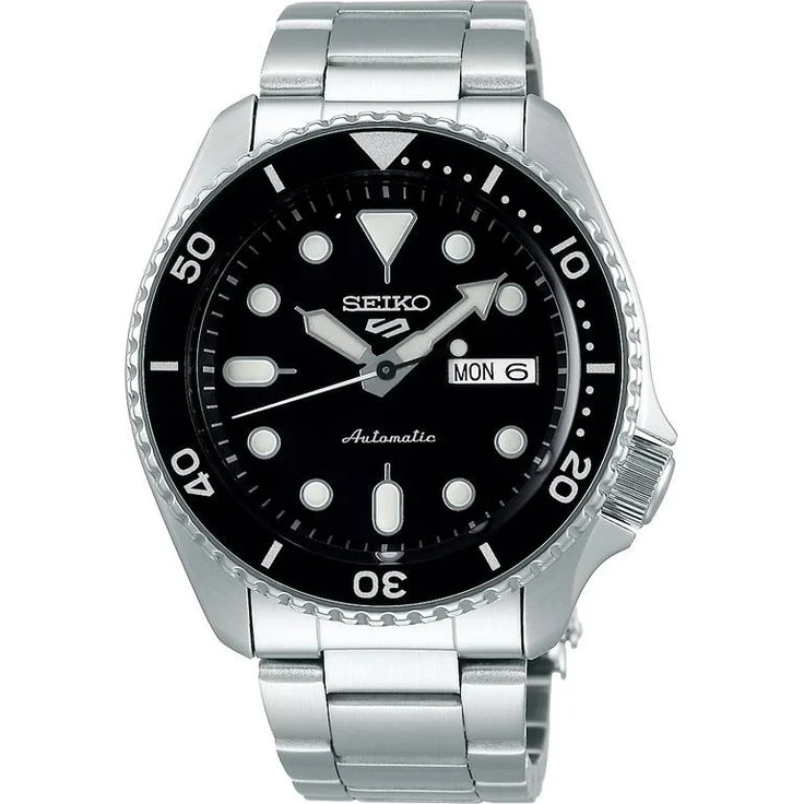 Seiko 5 Automatik SRPD55K1 , Automatikuhr, silber, schwarz – Bild 1