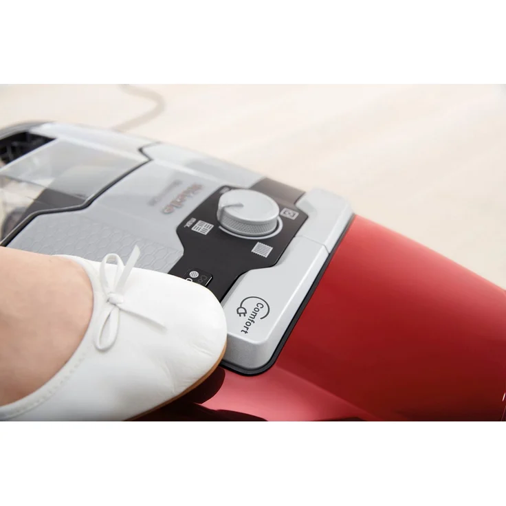 Miele Blizzard CX1 Powerline Bodenstaubsauger SKRF5, beutellos, 890 Watt, Mangorot – Bild 3