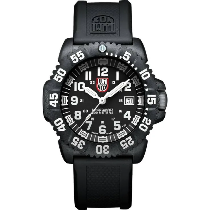 Luminox Original Navy SEAL 3051, Analoguhr, schwarz, weiß