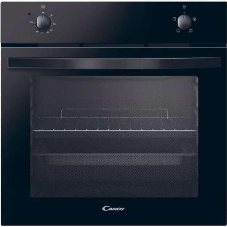 Candy FIDC N100 Einbaubackofen, A, Garraum 70 l, Breite 59,5 cm, schwarz