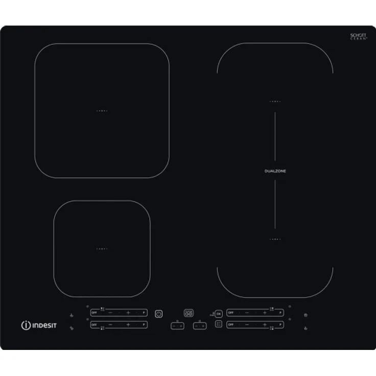 Indesit IB 65B60 NE Induktionskochfeld, Einbaugerät, Autark, Breite 59 cm, Anzahl der Kochstellen 4, schwarz - Preisvergleich