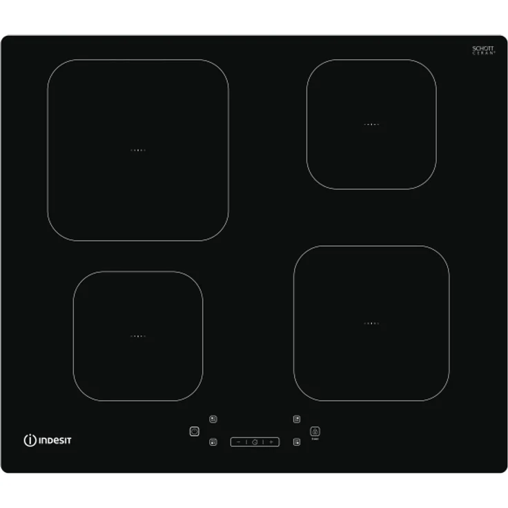 Indesit IS 83Q60 NE Induktionskochfeld, Einbaugerät, Autark, Breite 59 cm, Anzahl der Kochstellen 4, schwarz – Bild 1