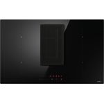 Elica Kochfeld mit Dunstabzug, NikolaTesla Prime S PRF0182322 Induktionskochfeld-Dunstabzug-Kombination, Einbaugerät, Autark, Breite 83 cm, Anzahl der Kochstellen 4, schwarz