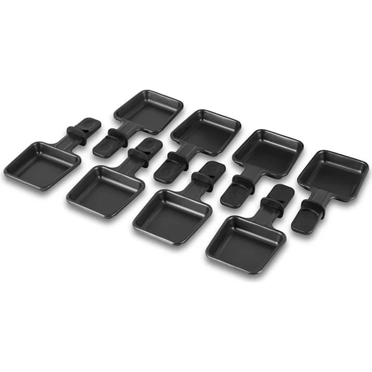 Klarstein All-U-Can-Grill Raclette-Grill mit Zubehör 4-in-1, 1500 Watt, für 8 Personen, vorgeprägte Rundformen für Pancakes, Crêpes oder Eierkuchen, schwarz – Bild 10