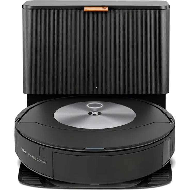 iRobot Roomba Combo j7+ c7558 Saugroboter mit Wischfunktion und Absaugstation, 120 min Akkubetrieb, grau-schwarz