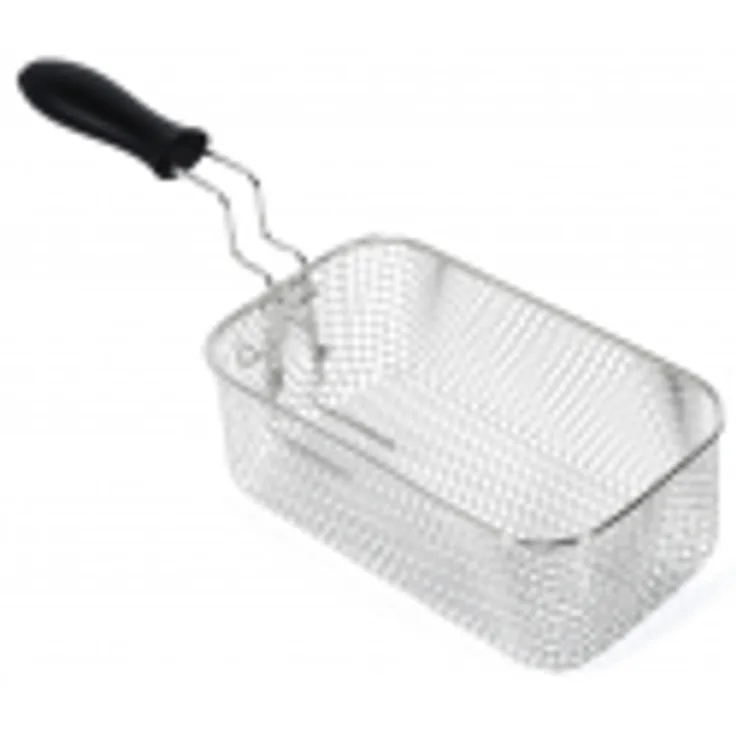 Bartscher PETIT Fritteusenkorb, 3L, Metall, B 145 x T 245 x H 85 mm, silber