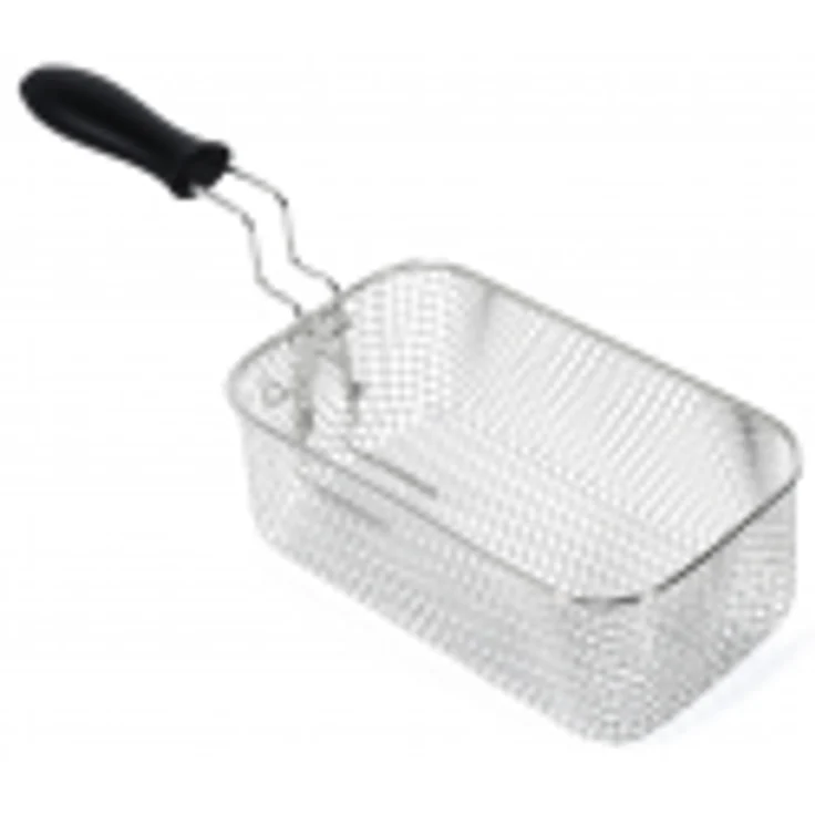 Bartscher PETIT Fritteusenkorb, 3L, Metall, B 145 x T 245 x H 85 mm, silber – Bild 1