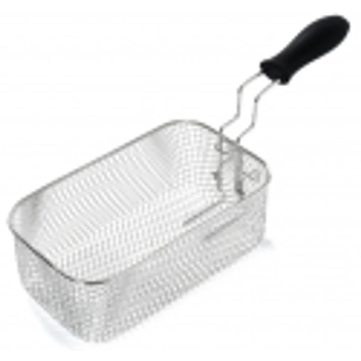 Bartscher PETIT Fritteusenkorb, 3L, Metall, B 145 x T 245 x H 85 mm, silber – Bild 2