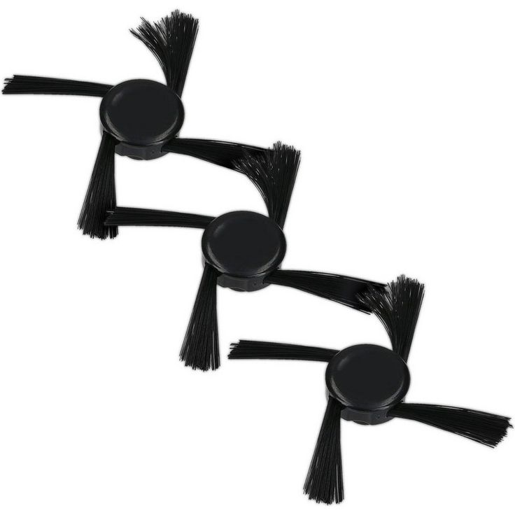 kwmobile Saugroboter Zubehör-Set, Ersatzbürsten Set für Neato Botvac D5 / D6 / D7 Serie - 3x Seitenbürsten - Staubsauger Zubehör Bürsten Modelle D-Serie D5 D6 D7