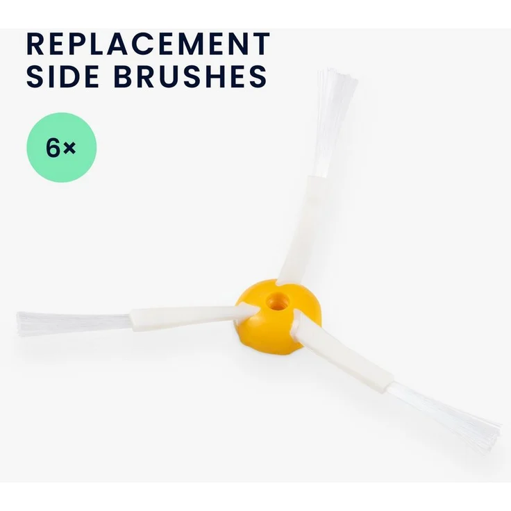 kwmobile Saugroboter Zubehör-Set, Ersatzbürsten Set kompatibel mit iRobot Roomba 500/600/700 Serie - Staubsauger Zubehör Bürsten 6x Bürstenmodule - für 500er 600er 700er Modelle – Bild 3