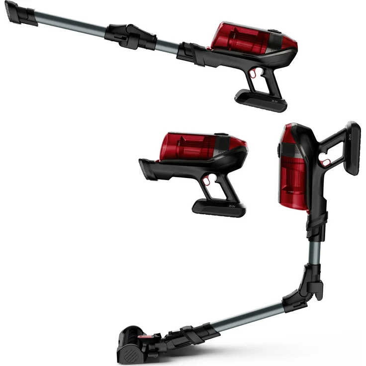 Rowenta RH98A8 X-Force Flex 12.60 Animal Handstaubsauger, 45 min Akkubetrieb, Flex-Gelenk, schwarz-rot – Bild 2