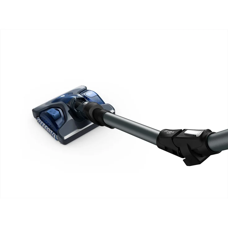 Rowenta RH98C8 X-Force Flex 12.60 Aqua Handstaubsauger, 45 min Akkubetrieb, Aqua Düse, Akkuwechsel-Option, blau-schwarz – Bild 4