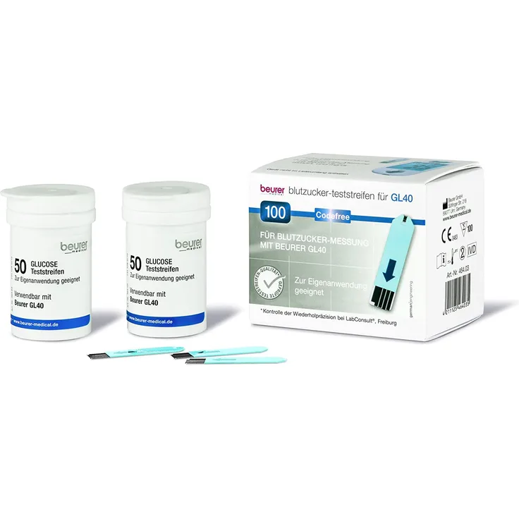 BEURER GL40 Blutzuckerteststreifen 100 St.