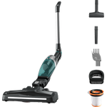 Rowenta RH1239 X-Trem Compact Handstaubsauger, 40 min Akkubetrieb, Flex-Gelenk, grau-grün-schwarz