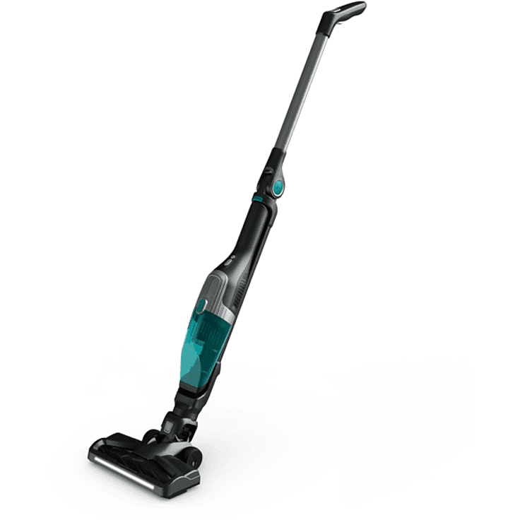 Rowenta RH1239 X-Trem Compact Handstaubsauger, 40 min Akkubetrieb, Flex-Gelenk, grau-grün-schwarz – Bild 2