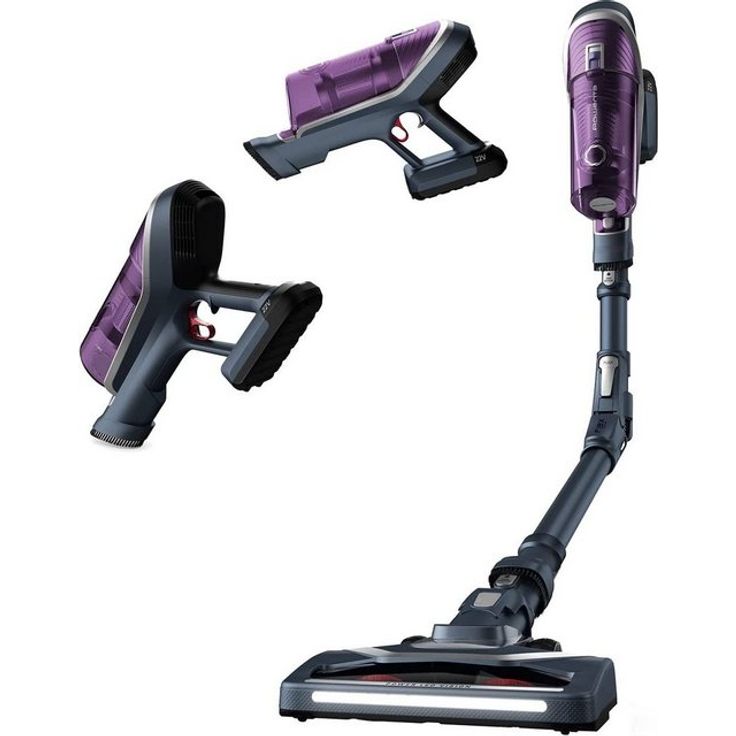 Rowenta RH9611 XForce Flex 8.60 Handstaubsauger, 35 min Akkubetrieb, Flex-Gelenk, Akkuwechsel-Option, lila-grau – Bild 5