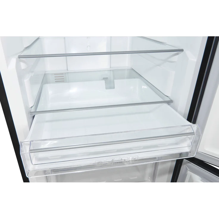 Exquisit KGC350-105-NF-040C Kühl-Gefrierkombination, freistehend, Edelstahloptik dunkel, NoFrost, Schnellgefrieren, Kindersicherung, Eisbox, Superkühlen, Energieklasse C – Bild 9