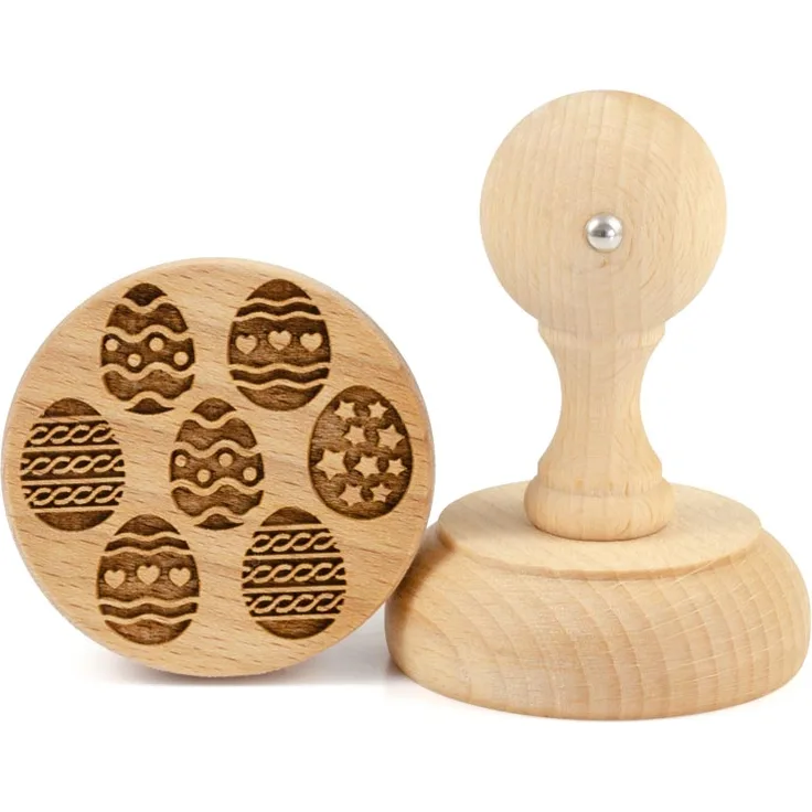 Folkroll 3D-Motiv-Teigstempel Ø 60 mm Ostereier