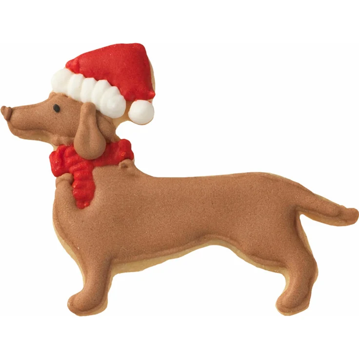 Birkmann Ausstechform Weihnachtsdackel, mit Innenprägung, Ausstecher, Plätzchenform, Keks, Plätzchen, Edelstahl, 7 cm, 198326 – Bild 4