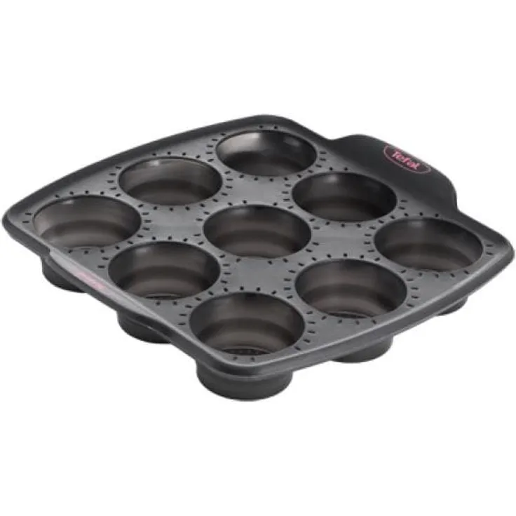 Tefal Backform CRISPYBAKE Muffinbackform, Backform, Schwarz