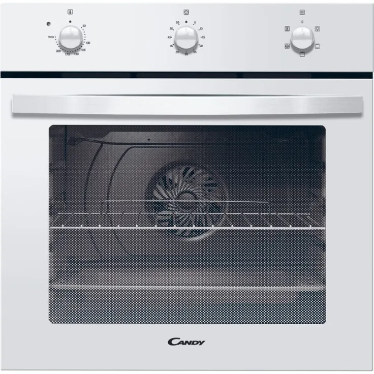 Candy FIDC B502 Einbaubackofen, Einbaugerät, Energieeffizienzklasse A, Garraum 65 l, weiß