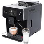Acopino Cremona Kaffeevollautomat, 1,7 l, Milchsystem, schwarz