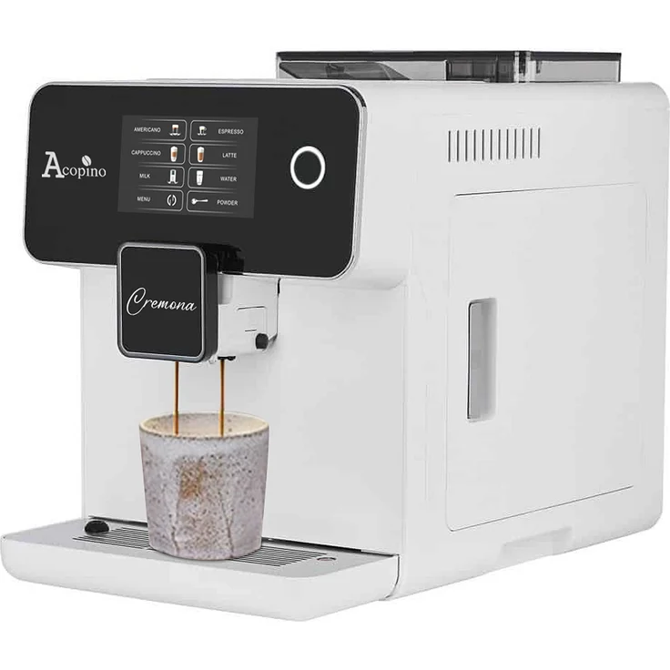 Acopino Cremona Kaffeevollautomat, 1,7 l, Milchsystem, weiß – Bild 1
