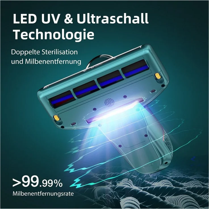 Jimmy BX6 Anti-Milben Staubsauger, 600 Watt, UV-Sterilisation – Bild 3
