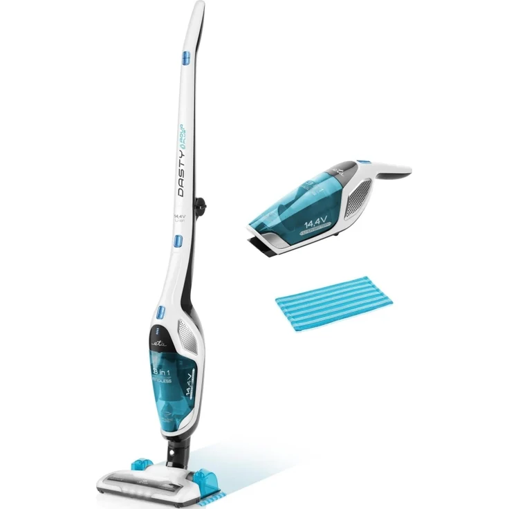ETA Dasty AquaPlus ETA344790010 Handstaubsauger, 45 min Akkubetrieb, Nass- und Trockensaugen, weiß-blau – Bild 2