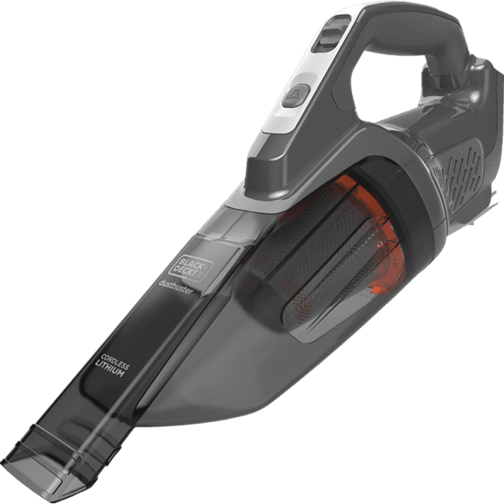 Black + Decker BCHV001B Dustbuster Power Connect Handstaubsauger, 14 min Akkubetrieb, ohne Akku und Ladegerät, grau