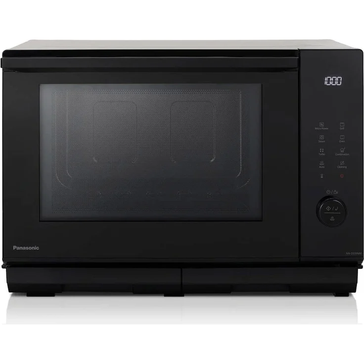 Panasonic NN-DS59 Minibackofen, 4-in-1 Dampfbackofen, Standgerät, Garraum 27 l, klein (12 bis 34 l), schwarz – Bild 1