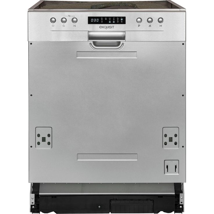 Exquisit EGSP9414-EB-030D, Geschirrspüler, D, Geräuschemissionsklasse B, Geräuschemissionen 44 Dezibel, Aquastopp, 6 Programme, Auto Door Open, Edelstahl – Bild 2