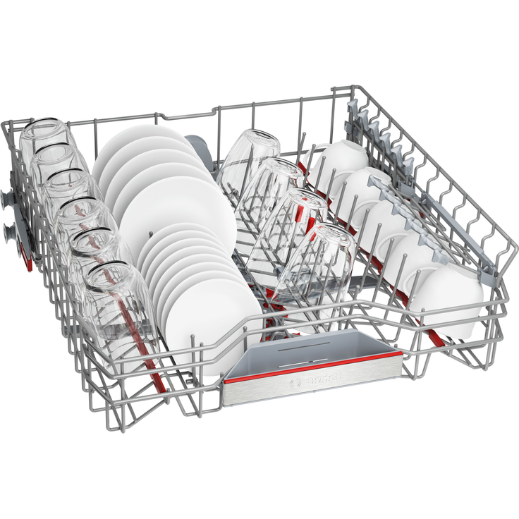 Bosch SMH6TCX01E, Geschirrspüler, A, Geräuschemissionsklasse B, Geräuschemissionen 43 Dezibel, Varioscharnier – Bild 3