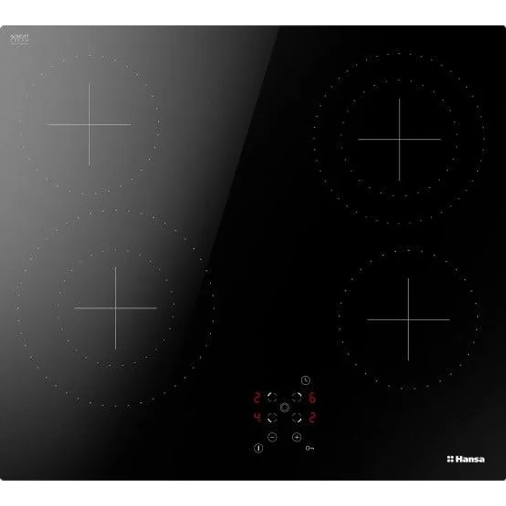 Hansa Pbp4vq246ftn Kochfeld, Einbaugerät, Autark, 4 Zonen, schwarz