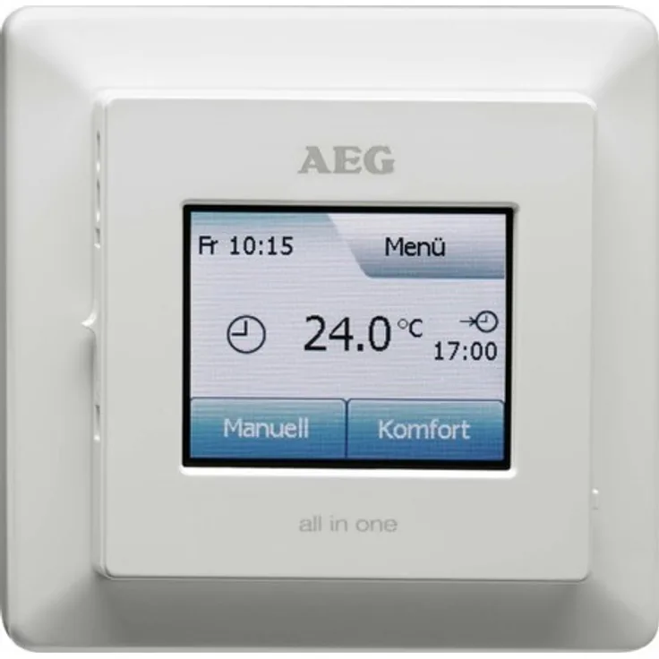 EHT Haustechn.AEG Raum/Fußb.Temperaturregler UP,m.Wochenuhr FRTD, Konvektor