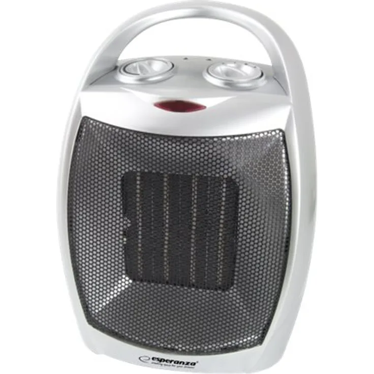 Esperanza EHH006 Keramik Indoor Flur Schwarz Drehregler 1500 W, Konvektor