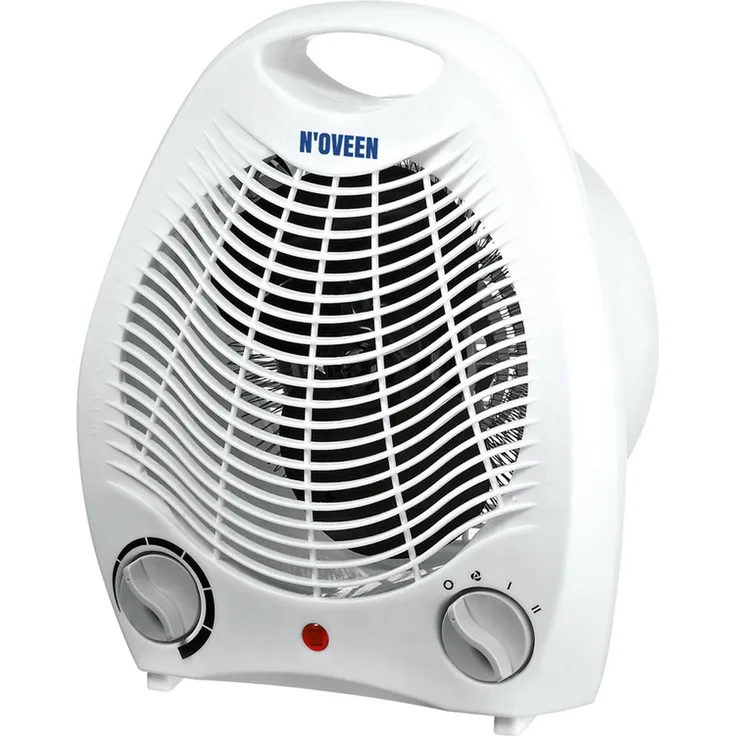 Noveen FH 03 Thermoventilator Elektrischer Heizlüfter Elektromechanischer Thermostat Warm und Kaltluft Ventilator 2000 W, Heizlüfter