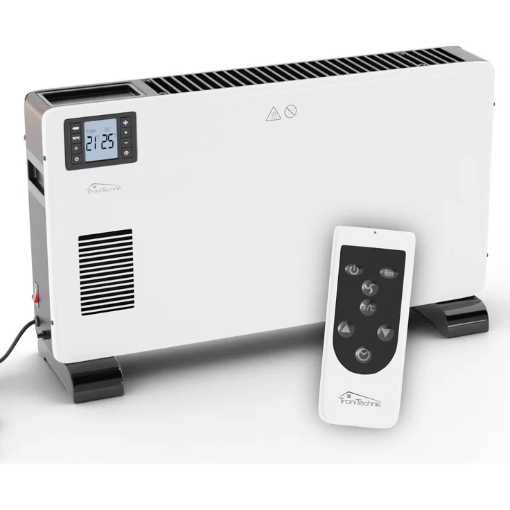Tronitechnik TT-KH-102 Heizgerät Konvektor Radiator Heizung stufenlose Thermosteuerung (1000W / 1.300W / 2.300W), Konvektor – Bild 1