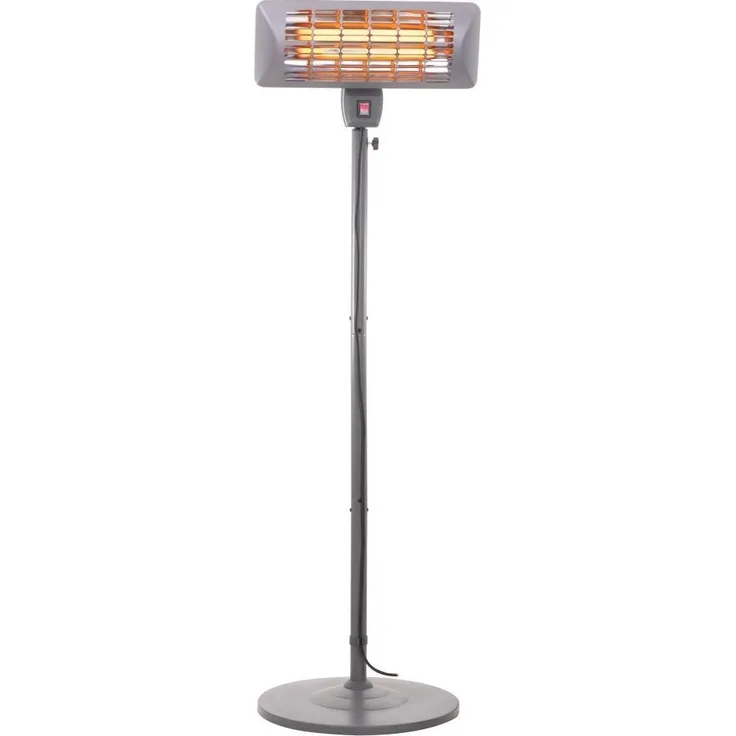 Camry Standing Heater CR 7737 Patio heater 2000 W Number of power levels 2 Suitable for rooms up to 14 m² Grey, Konvektor