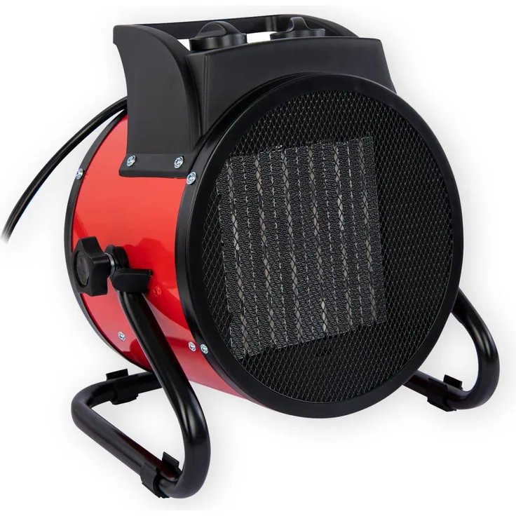 Grafner Elektroheizer Heizlüfter Bauheizer 9000 Watt Heizstrahler 9 KW 400V EH11035, Heizstrahler