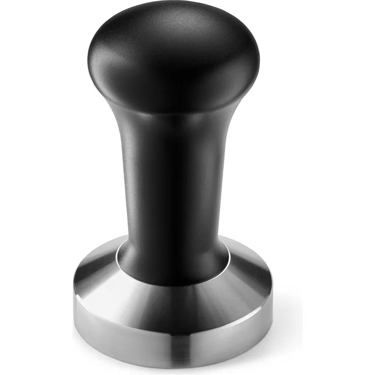 Tchibo Tamper, für Siebträger Espressomaschine, Espresso-Tamper zum Verdichten von Kaffeemehl, für Siebträger mit 51mm, spülmaschinengeeignet, rostfreier Edelstahl