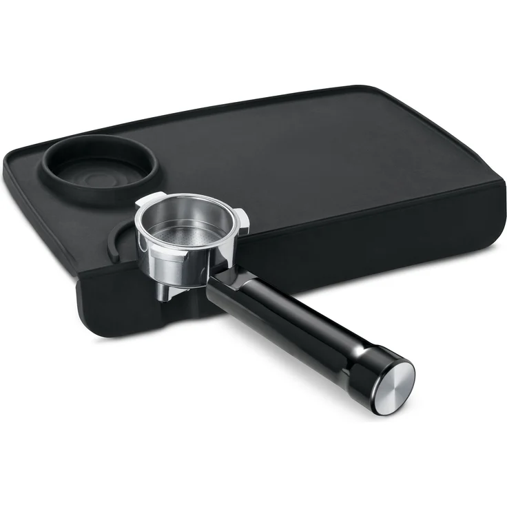 Tchibo Tampermatte, für Siebträgermaschine, mit Kantenschutz, spülmaschinengeeignet, Silikon, schwarz – Bild 3