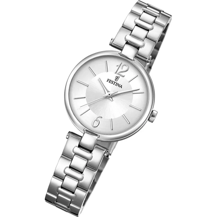 Festina Damen Uhr Mademoiselle F20311/1 Edelstahl Armbanduhr silber UF20311/1