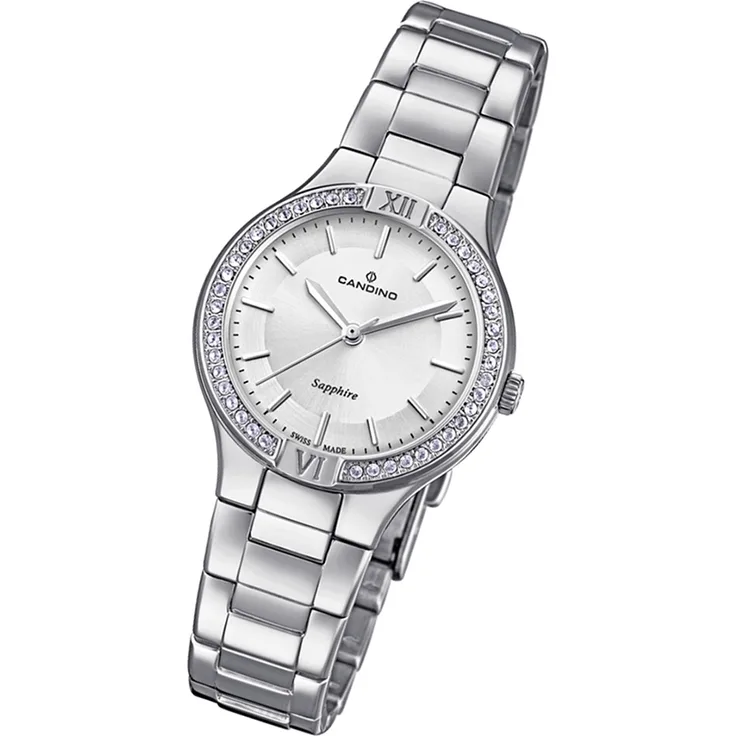 Candino Damen Uhr Casual C4626/1 Edelstahl Armband-Uhr silber Analog UC4626/1