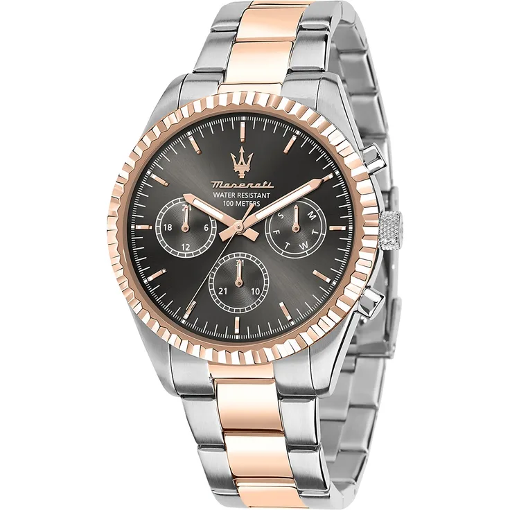 Maserati Herren Uhr Competizione Multifunktion Edelstahl silber UMAR8853100020