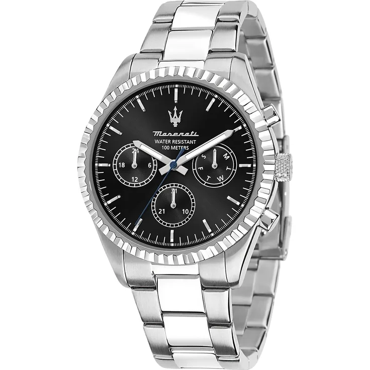 Maserati Herren Uhr Competizione Multifunktion Edelstahl silber UMAR8853100023