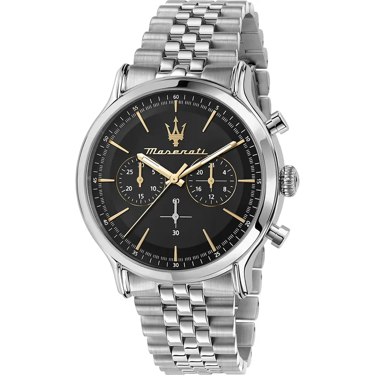 Maserati Herren Uhr Epoca Chronograph Edelstahl Armband silber UMAR8873618017