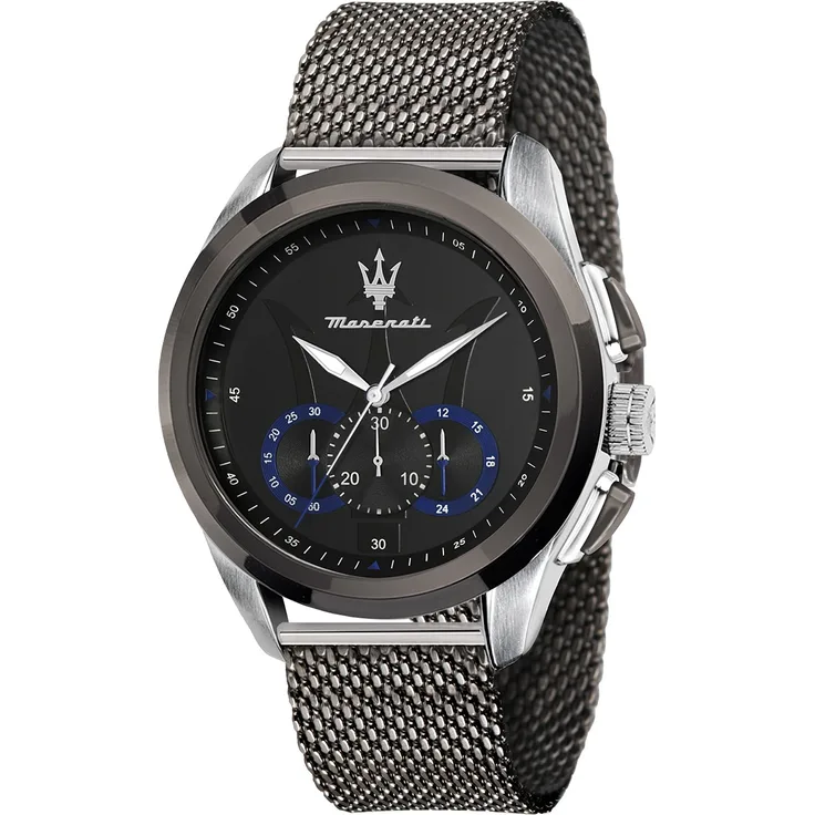 Maserati Herren Uhr Traguardo Chronograph Edelstahl Armband grau UMAR8873612006